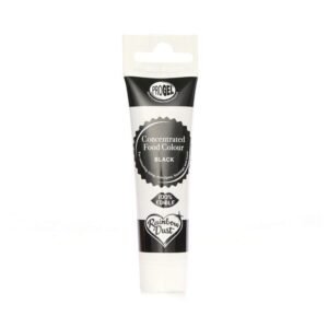 Maistiniai geliniai dažai "Progel". Spalva juoda,25g.
